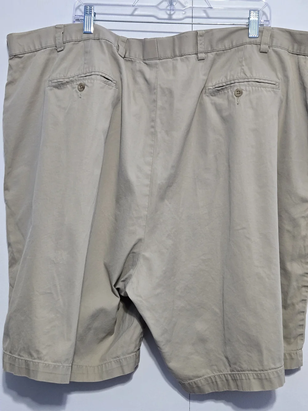 Polo Ralph Lauren Big Prospect Khaki Shorts Men's 56B Beige Cotton Pleated